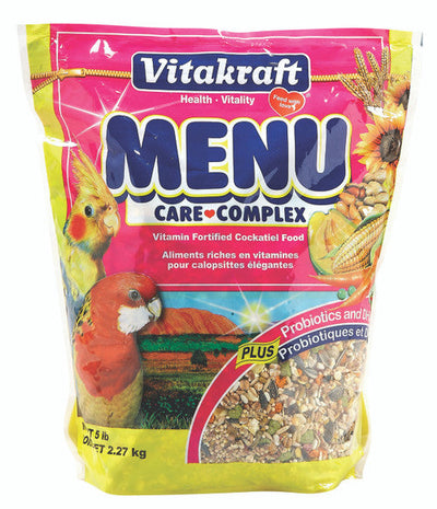 Vitakraft Menu Cockatiel Food 5 lb - Bird