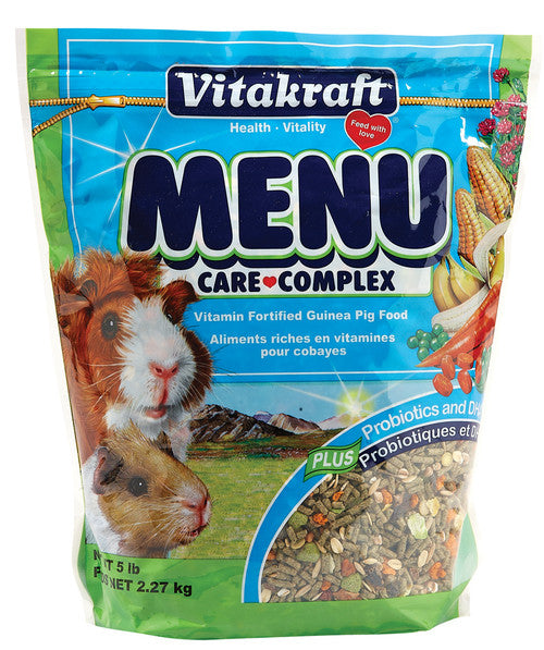 Vitakraft MENU Guinea Pig Dry Food 5 lb - Small - Pet