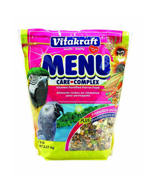 Vitakraft Menu Parrot Food 5lbs - Bird