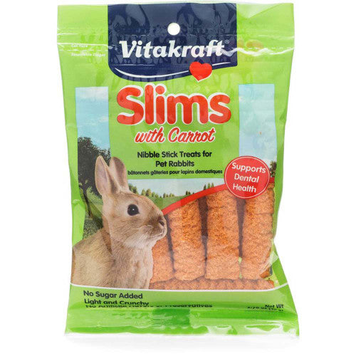 Vitakraft Slims w/Carrot Small Animal Treat 1.76 oz - Small - Pet