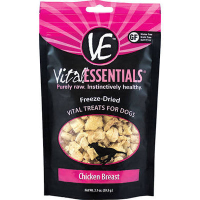 Vital Essentials Freeze - Dried Chicken Breast Dog Treats 2.1 oz