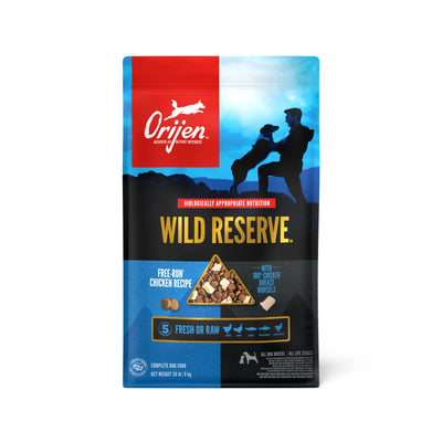 Orijen Wild Reserve Dry Dog Food Free-Run Chicken 20 lb 064992728076