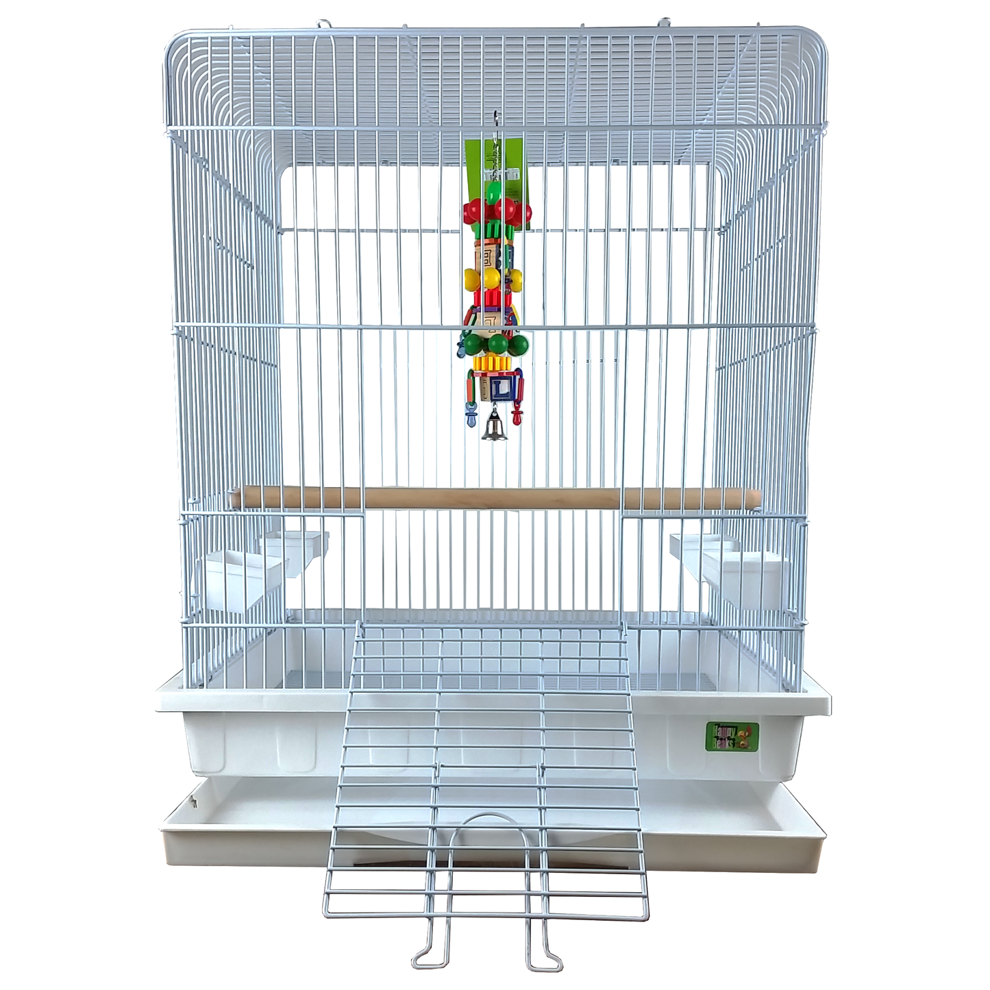 A & E Cages Flat Top Cage Ivory 2ea/25In X 21 in, 2 pk 644472555974