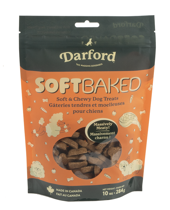 Darford Soft Baked Dog Treats Massively Meaty 10 oz 064863034015