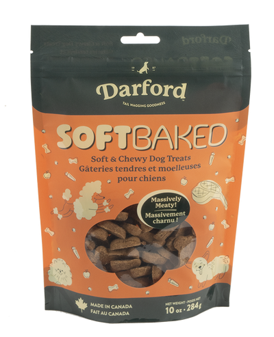 Darford Soft Baked Dog Treats Massively Meaty 10 oz 064863034015