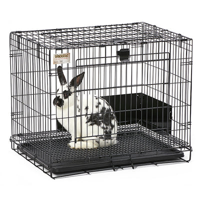 MidWest Homes for Pets Wabbitat Black 25 X 19 X 20 in 027773004707