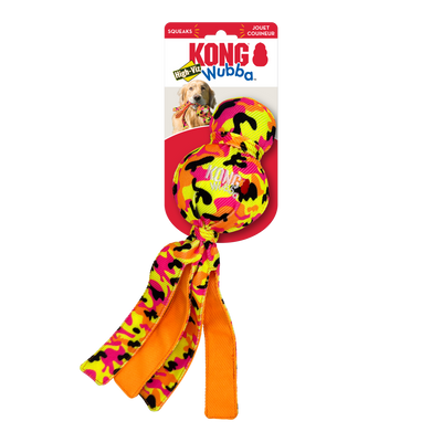 KONG Wubba Ballistic High-Viz Dog Toy Assorted Color Large 035585505398