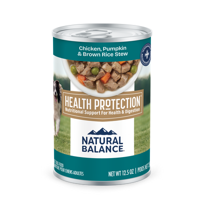 Natural Balance Pet Foods Health Protection Chicken & Pumpkin Stew Can Dog Food Chicken & Pumpkin 6ea/12.5 oz 723633007214