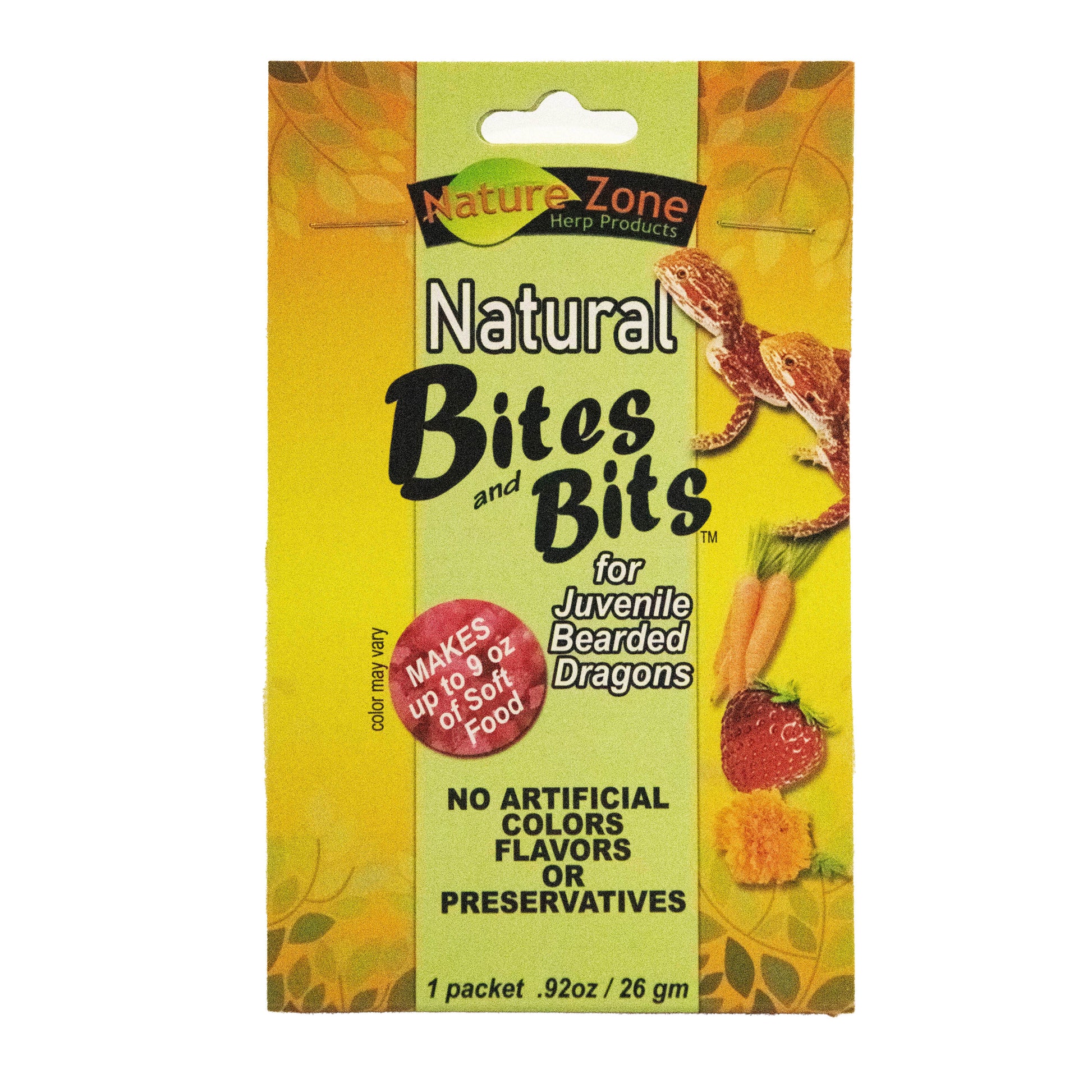 Nature Zone Natural Bites & Bits for Juvenile Bearded Dragons .92 oz 783178562258