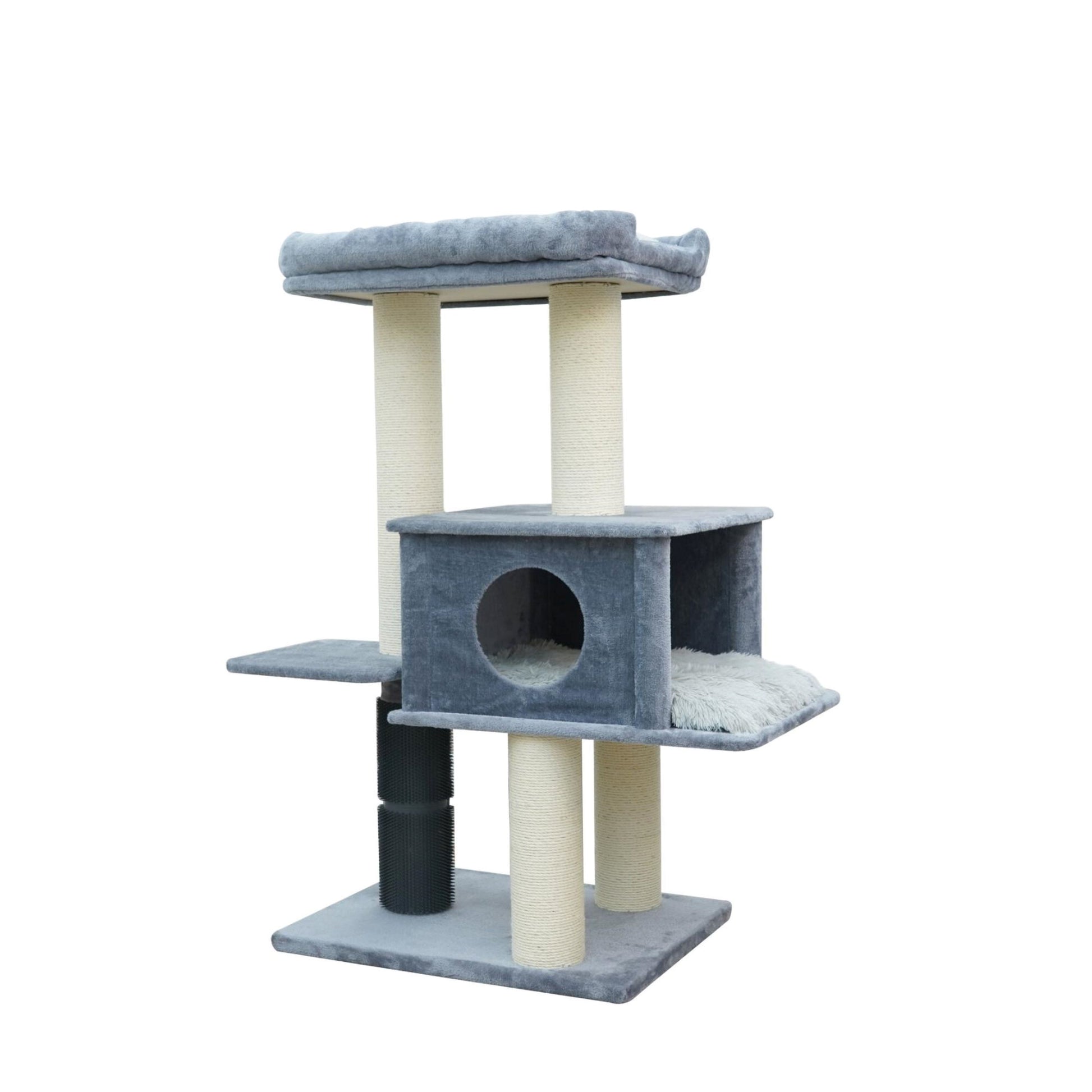 PetPals Lulu Cat Tree Blue 57 in, X-Large 818483018982