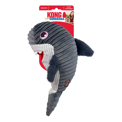 KONG Cuteseas Rufflez Dog Toy Shark Medium/Large 035585498973