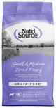 NutriSource Large Breed Puppy Grain Free Dry Dog Food White Turkey,Turkey Meal & Whitefish Fish Meal 1.5 lb 073893299769