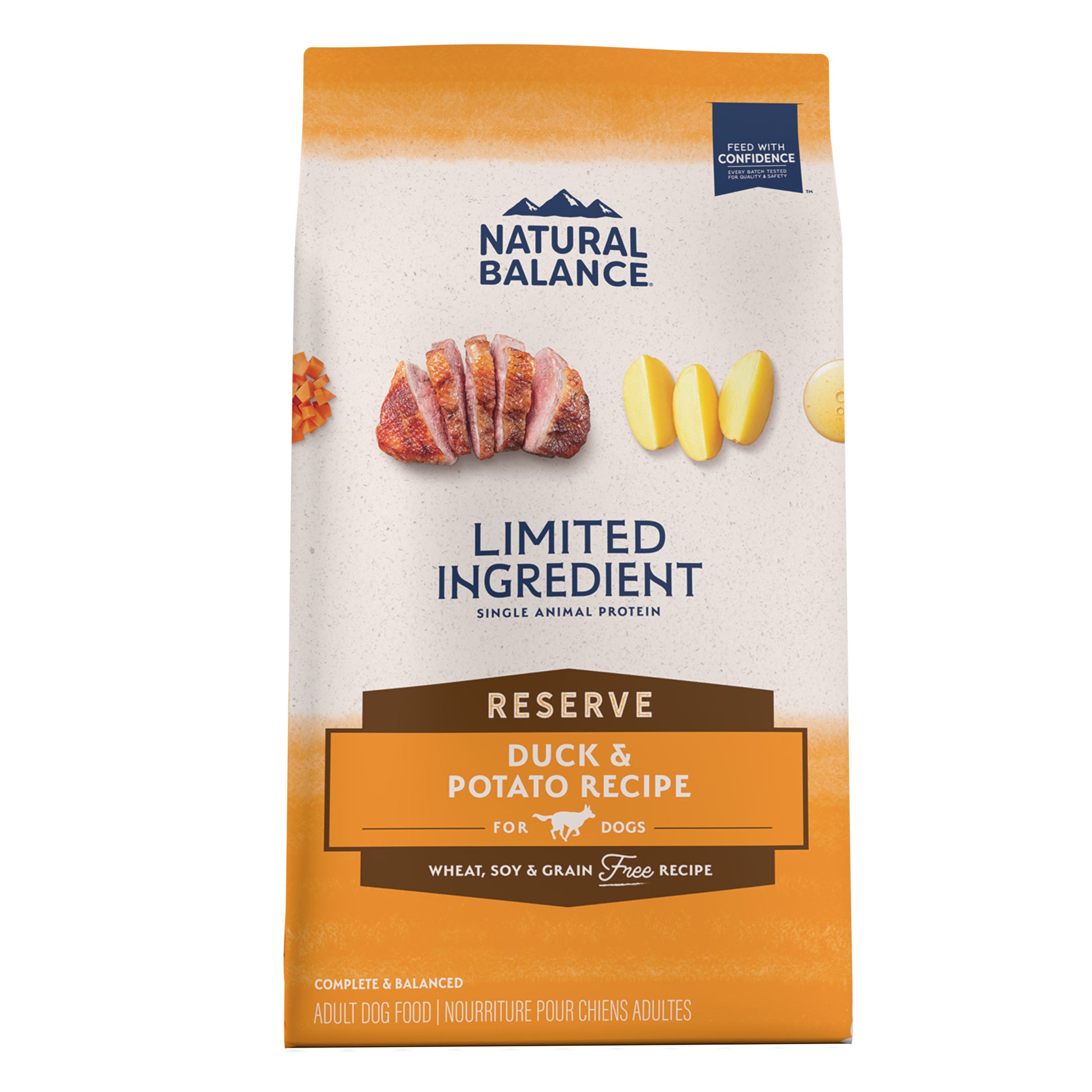 Natural Balance Pet Foods Limited Ingredient Reserve Grain Free Duck & Potato 22 lb 723633014618