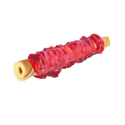 Spot Pow Wraps Dog Treats Duck & Rice 12 pk 077234077160