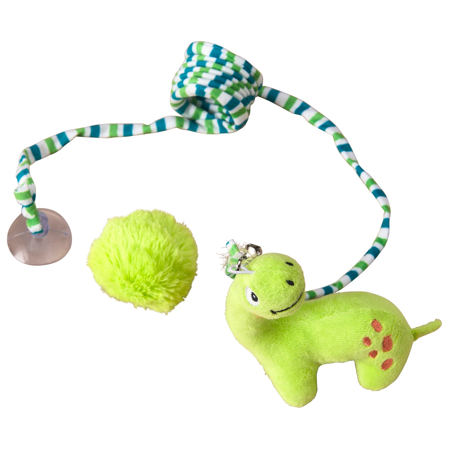 Spot Twisted Fun Dinosaur & Pom Pom Cat Toy 077234522332