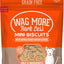 Wag More Bark Less Grain Free MINI Oven Baked Treats: Peanut Butter & Apples 7oz {L+1x} 938168 693804729071