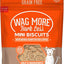 Wag More Bark Less Grain Free MINI Oven Baked Treats: Peanut Butter & Apples 7oz {L + 1x} 938168 - Dog