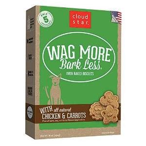 Wag More Bark Less Original Oven Baked Treats with Chicken and Carrots 3lb {L+1x} 938084 693804723024