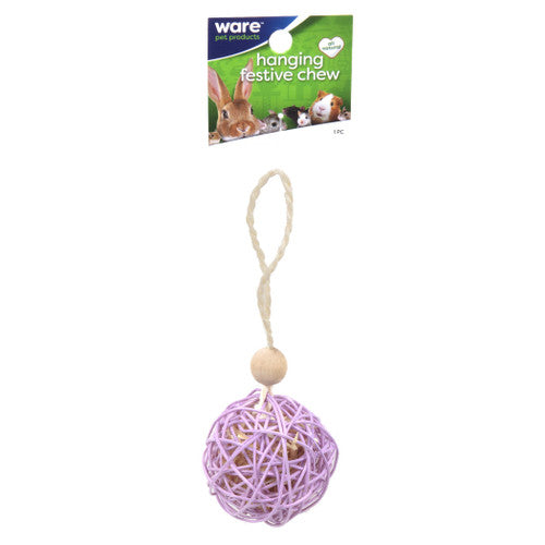 Ware Hanging Festive Chew Toy - Small - Pet