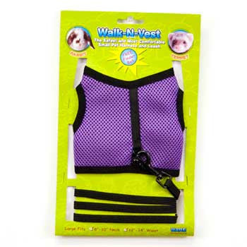 Ware Walk-N-Vest Mesh Harness & Lead Large {L+1} 911246 791611038031