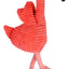 Multipet Pet Envy Corduroy Flamingos 17 -  Assorted Dog Toy