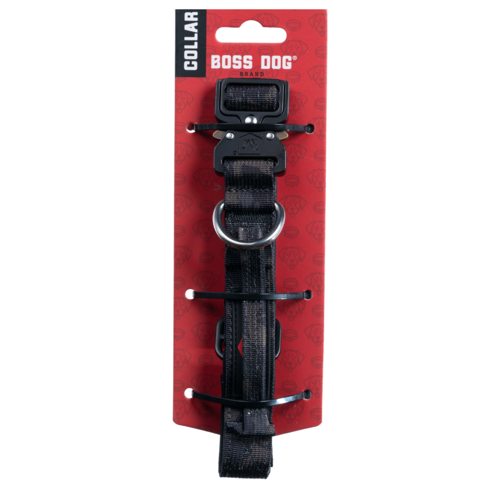 Boss Dog Tactical Adjustable Dog Collar Black Camo Small, 13-16 in 850010391274