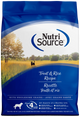 NutriSource Dry Dog Food Trout & Rice 12 lb 073893269076