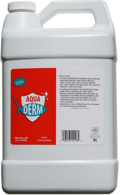 Weco Aqua - Derm Water Conditioner 1 gal - Aquarium