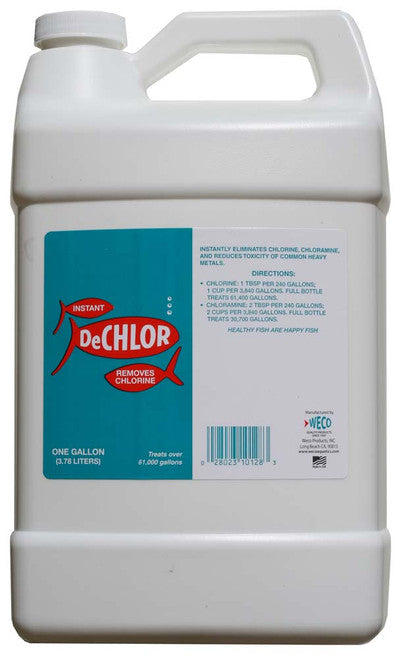 Weco Instant DeChlor Water Conditioner 1 gal - Aquarium