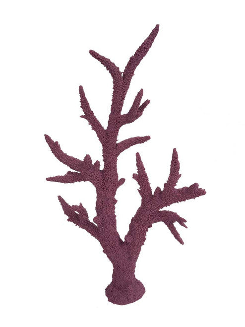 Weco South Pacific Coral Staghorn Tall Ornament Purple MD - Aquarium