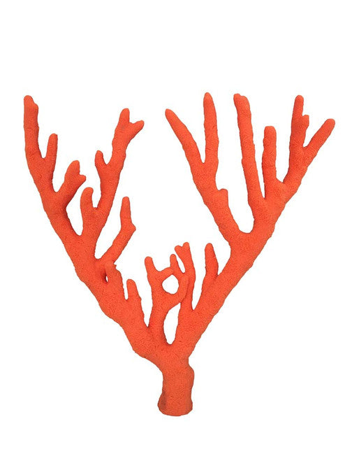 Weco South Pacific Coral Tree Sponge Ornament Orange LG - Aquarium