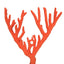 Weco South Pacific Coral Tree Sponge Ornament Orange LG