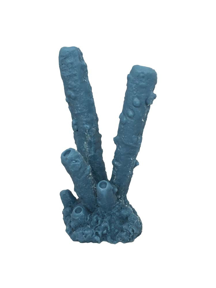 Weco South Pacific Coral Tube Sponge Ornament Blue MD