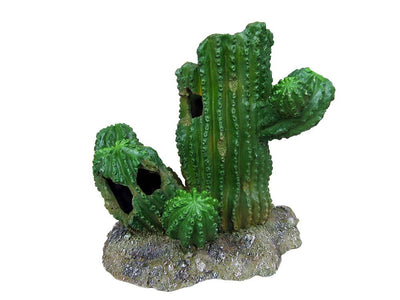 Weco Wecorama Badlands Hollow Saguaro Cactus Terrarium Ornament Brown, Green 7.6 in