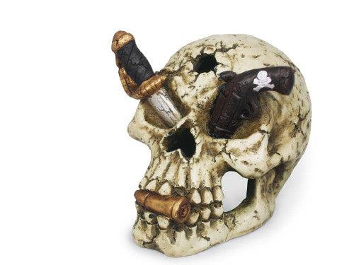 Weco Wecorama Catacombs Pirate Skull Aquarium Ornament Multi - Color