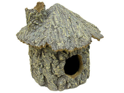 Weco Wecorama Sleepy Hollows Green Pine Hut Terrarium Ornament - Reptile