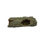 Weco Wecorama Sleepy Hollows Mossy Log Terrarium Ornament with Hollow Brown/Green SM - Reptile
