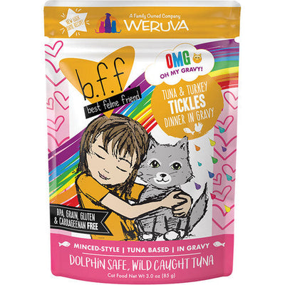 Weruva Bff Tuna & Turkey Tickles 12/3oz. Pouch {L - x} 784224 - Cat