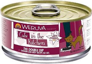 Weruva Chicken & Beef Recipe Au Jus Cans The Double Dip Cat 24/6.0oz. {L-x} 784099 878408009051