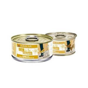 Weruva Chicken & Salmon Recipe Au Jus Cans Goldie Lox Cat 24/3.2oz. {L-x} 784082 878408008290