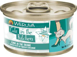 Weruva Chicken & Tuna Recipe In Pumpkin Consomme Cans Funk The Trunk Cat 24/3.2oz. {L - x} 784084