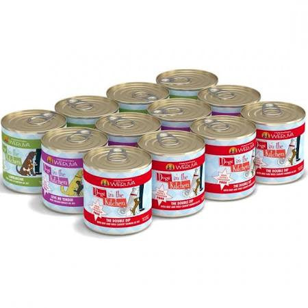 Weruva Dogs In The Kitchen Grain Free Doggie Dinner Dance! Variety Pack Canned Dog Food - 10 - oz Case Of 12 - {L + x}