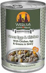 Weruva Green Eggs & Chicken Dog 12/14oz {L-x} 784230 878408004575