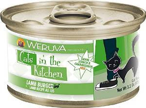 Weruva Lamb Recipe Au Jus Cans Burger - ini Cat 24/3.2oz. {L - x} 784087