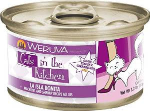 Weruva Mackerel & Shrimp Recipe Au Jus Cans La Isla Bonita Cat 24/3.2oz. {L-x} 784081 878408008283
