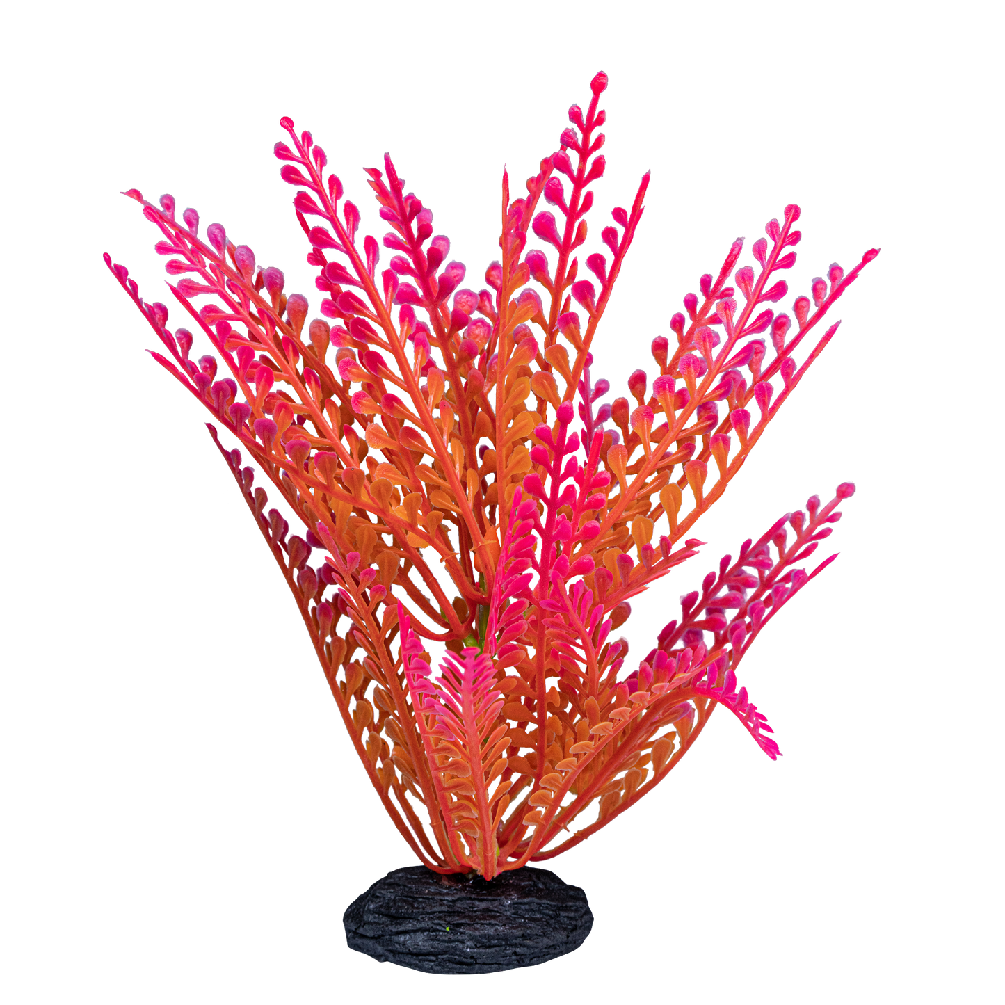 GloFish Ombre Leaf Aquarium Plant Pink & Orange Small 046798786771