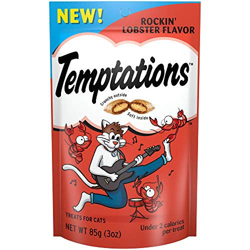 Whiska Temptations Rockin Lobster Flavor Cat Treat 12/3oz {L-1}798708 023100121895