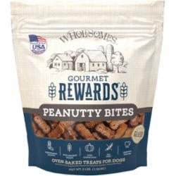 WHOLESOME DOG PEANUTTY BITES 3LB {L - 1}348458