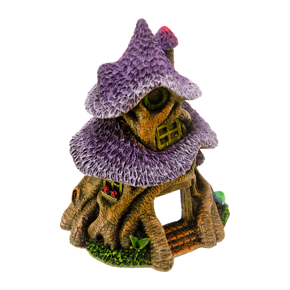 Blue Ribbon Pet Products Thatched Roof Tree House Ornament 030157020620