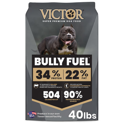 Victor Bully Fuel Dry Dog Food Beef & Chicken 40 lb 899944446667